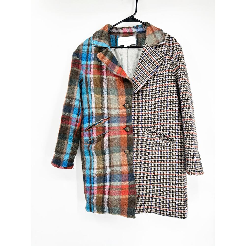 Veronica Beard‎ India Patchwork Dickey Coat Size L - Picture 2 of 7